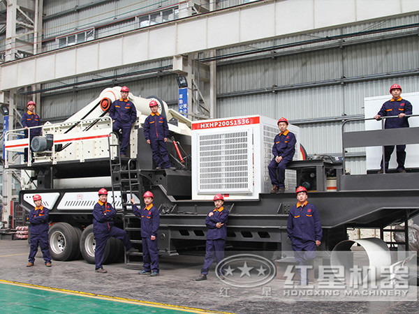 紅星汽車車載式流動打沙機